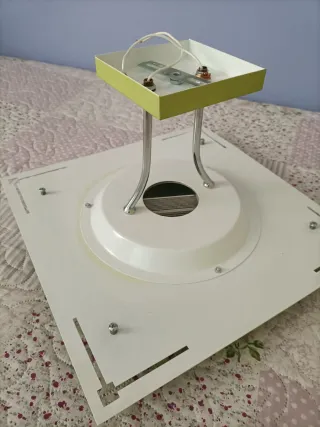 Lote 2 lámparas verde pistacho