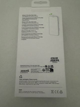 Funda Transparente iPhone 17 Pro Max