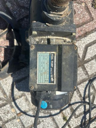 Piscina desmontable con depuradora