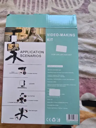 Kit de vídeo para móvil y cámara