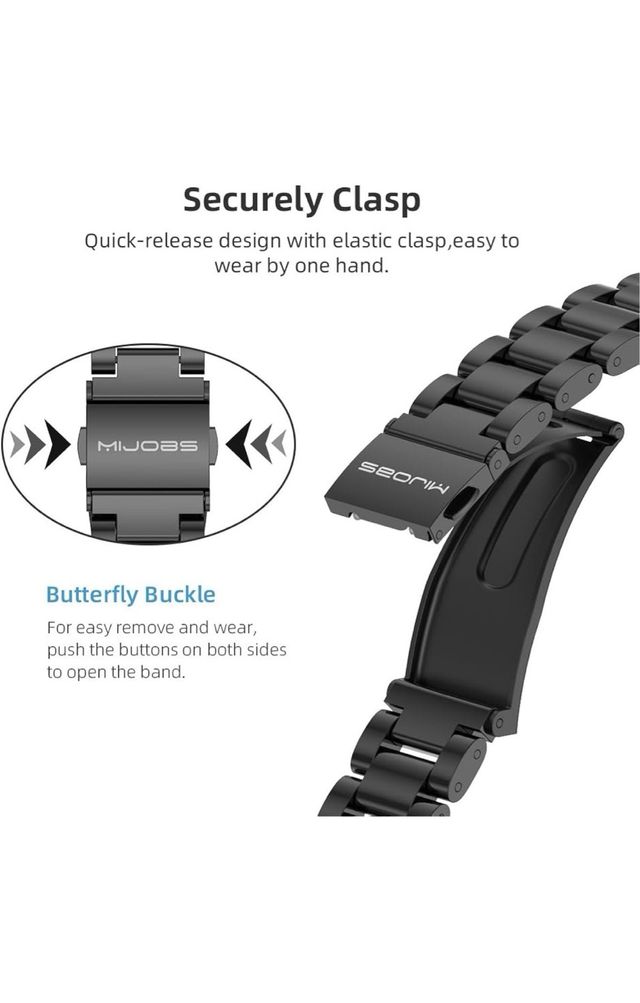 Correa Metal Nero Xiaomi Smart Band 9 Active