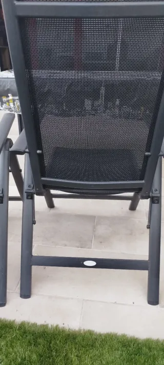 4 Sillas de Jardín Reclinables