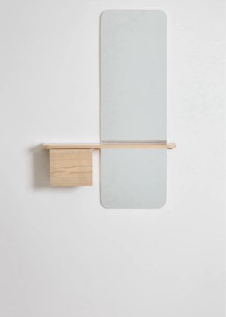 Mobile ingresso Sklum in legno e vetro