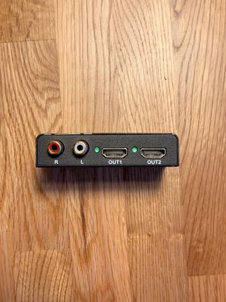 HDMI 1x2 Splitter con Extractor Audio