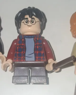 LOTE 6 FIGURAS LEGO HARRY POTTER + LECHUZA + COPAS