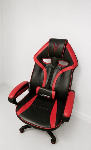 Silla Gamer STINGER Negra y Roja