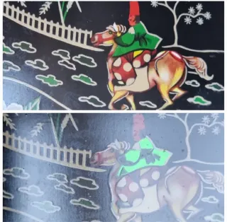 2 Platos Vintage Baret Ware Estilo Oriental