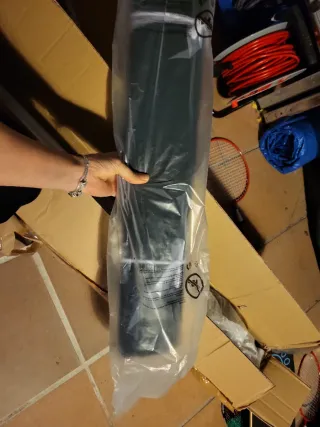 Carpa de tela y plástico