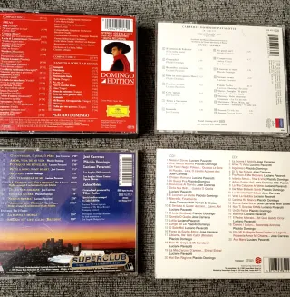 10CD Plácido Domingo y Los Tres Tenores lote