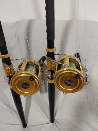 Pareja shimano tiagra y duel 12/0