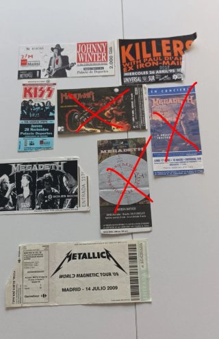 Entradas Conciertos Rock Heavy Coleccionismo