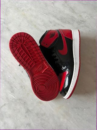 Air Jordan 1 High OG Patent Bred 38