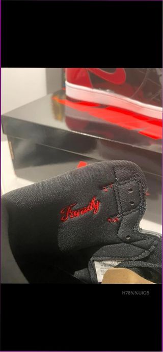 Air Jordan 1 High OG Patent Bred 37.5