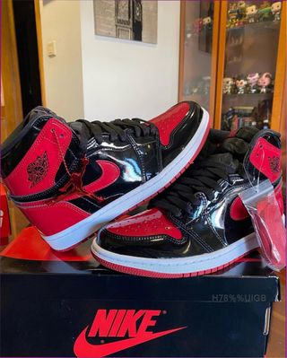 Air Jordan 1 High OG Patent Bred 39