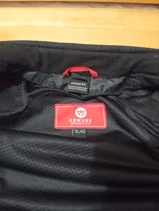 Chaqueta Moto Verano ARMURE Negra