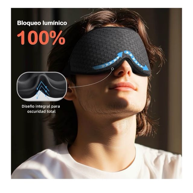 Maschera da Sonno 3D Innelo Nera