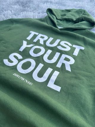 Sudadera Brownie Verde XXS Trust Your Soul