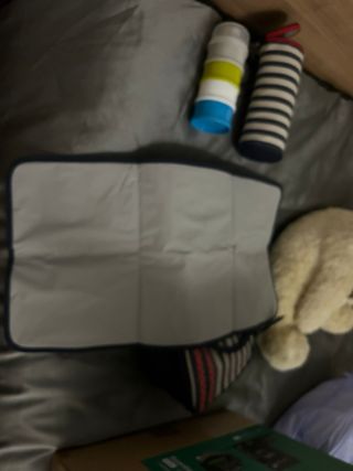 Borsa per neonati con fasciatoio e porta biberon