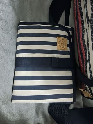 Borsa per neonati con fasciatoio e porta biberon