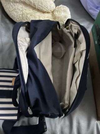 Borsa per neonati con fasciatoio e porta biberon