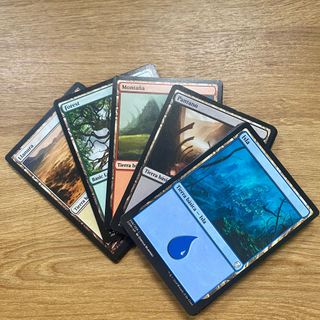 100 Tierras Básicas MTG Magic - 20 por color