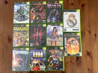 Xbox Clásica Negra + 11 Juegos