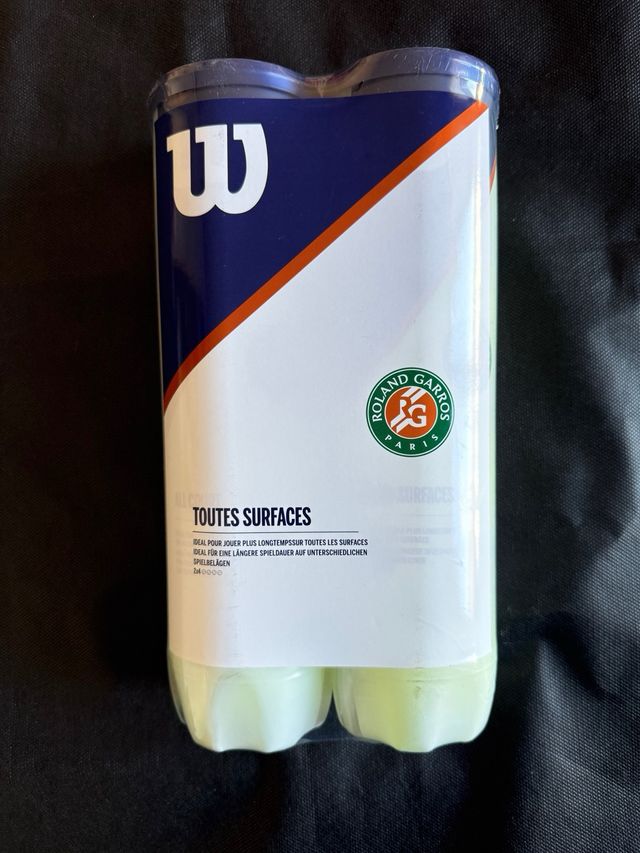 Confezione da 8 Palle da Tennis Roland Garros Wilson