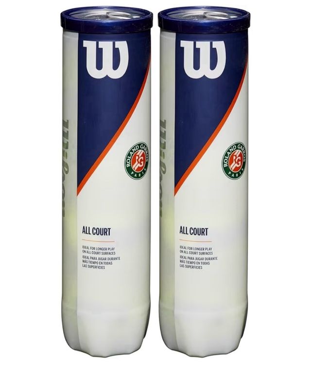 Confezione da 8 Palle da Tennis Roland Garros Wilson