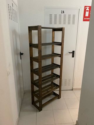 Estantería madera 6 baldas IKEA