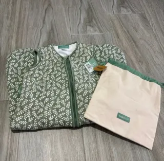 Saco de dormir bebé Molis&co verde hojas