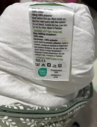 Saco de dormir bebé Molis&co verde hojas