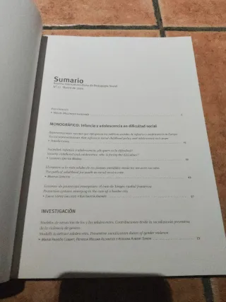 Revista pedagogía social