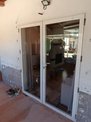 Puerta Doble PVC 90x200