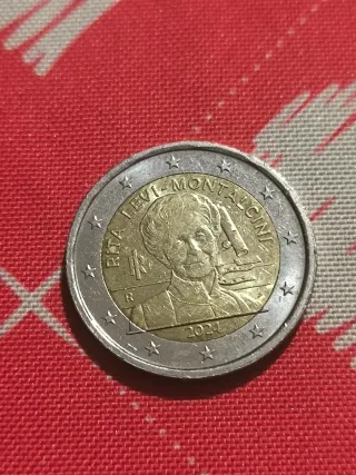 Moneta 2 Euro Italia Rita Levi-Montalcini 2024