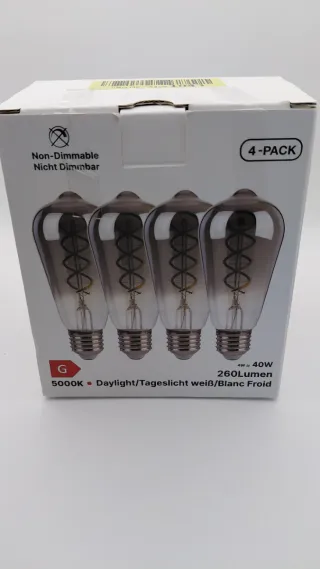 Lampadine LED E27 Vintage Grigio Fumé