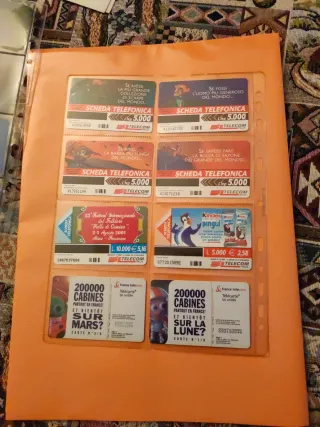 Lotto 6 Schede Telefoniche Italiane