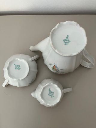 Set Mitterteich Bavaria porcellana