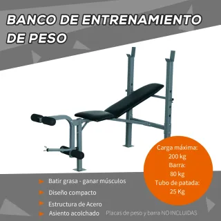 Banco de pesas y musculación