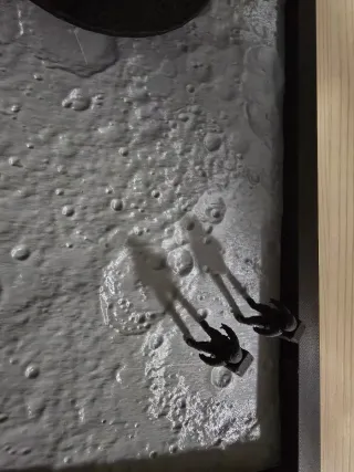 Lámpara Paisaje Lunar con Astronauta