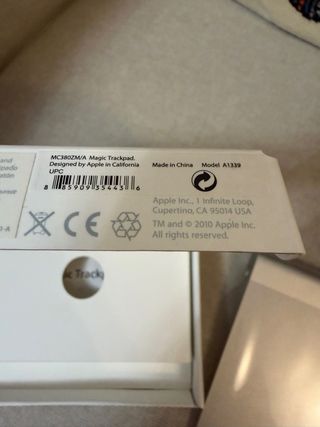 Magic Trackpad Apple Plata