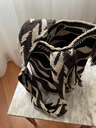 Bolso artesanal tejido