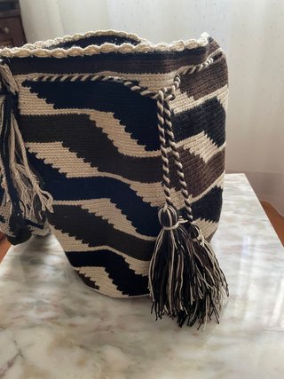 Bolso artesanal tejido