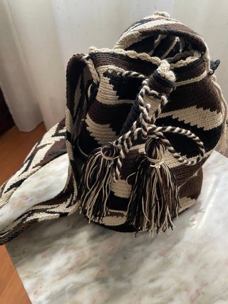 Bolso artesanal tejido
