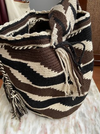 Bolso artesanal tejido