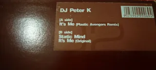 Vinilo DJ Peter K - It's Me / Static Mind