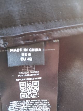Pantalón negro de vestir