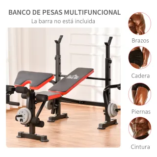 Banco Musculación Multifuncional