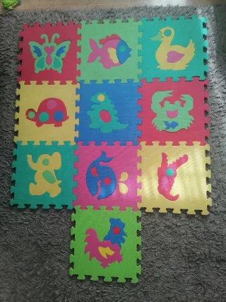 Alfombra Puzzle Infantil Animales
