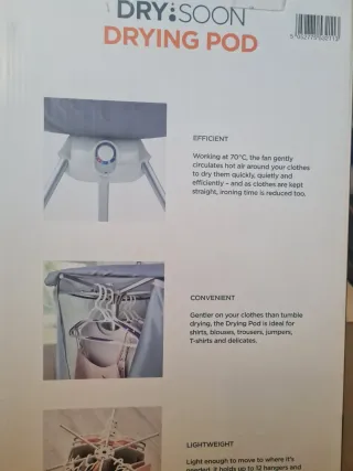 Secador de Ropa Dry Soon Eléctrico