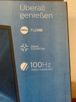 Televisión Philips 1080p Full HD 100Hz 22 pulgadas